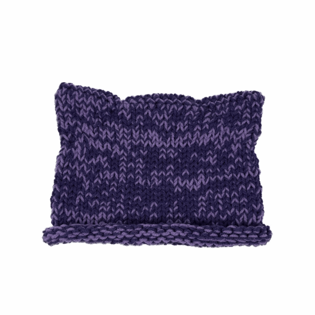 Cat-Ear Hat: Purple and Amethyst