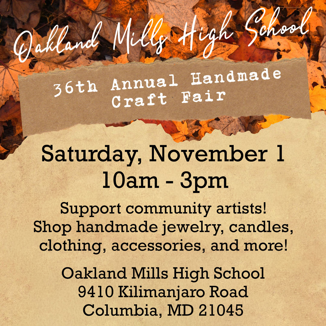 Event: Oakland Mills Handmade Craft Fair 2025