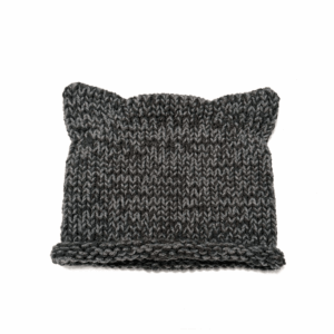 Cat-Ear Hat: Charcoal and Gray